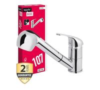 Sanitop-Wingenroth 78112 1 Miscelatore monocomando per lavello con doccetta, Tia