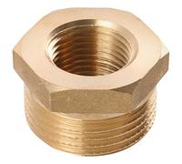 Sanitop-Wingenroth Riduttore sfuso con tipo 1 '' AG x tipo 3/4 '' IG | raccordo con filettatura esterna e interna | Diametro ridotto, raccordo filettato per l'installazione fine multi-angolo in ottone