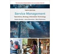 Sanjeev Bordoloi James Fit Service Management: Operations Strategy I (Tascabile)