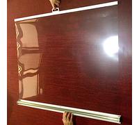 SANJIAOJIA Tende a Rullo Trasparenti,Materiale PE,Tenda Avvolgibile Trasparente Antipolvere Keep Fresh,Congelatore Vetrina Armadio Frigorifero Supermercato Schermo di Partizione (W*H:110x150cm)