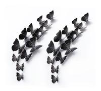 SanKristo 3D Farfalla Adesivi Murali 24 PCS, Farfalla Adesivo Murale Magnetico con Adesivi Art Decor Crafts Accessori Stanza Adesivi Frigorifero, Farfalle Adesivo Muro Decorativo Decor Decalcomanie