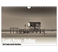 Sankt Peter-Ording. Ein Traum an der Nordsee (Wandkalender 2026 DIN A4 quer), CALVENDO Monatskalender: Sankt Peter-Ording in Sephia