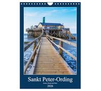 Sankt Peter-Ording Sonne, Strand und Meer (Wandkalender 2026 DIN A4 hoch), CALVENDO Monatskalender: Unendliche Weite am Nordseestrand