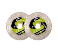 SANLEETEK Disco Diamantato 105mm 2pezzi Dischi Taglio Diamantati Design Esagonale per Gres Piastrelle Ceramica Marmo Pietra Artificiale Quarzo