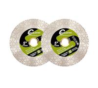 SANLEETEK Disco Diamantato 125mm 2pezzi Dischi Taglio Diamantati Design Triangolare per Piastrelle di Ceramica Porcellanato Marmo Pietra Artificiale Quarzo