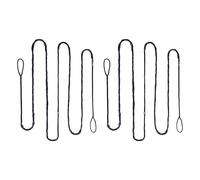 sanlida Tiro con l'arco, 2 corde di ricambio per arco ricurvo Nobel per arco tradizionale e arco ricurvo, lunghezza AMO 48/54/62/66/68/70 pollici Kit di corde di ricambio in Dacron (AMO 122 cm