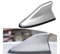 SANLUFACC Antenna Pinna Squalo Auto per BMW 1 Series E87 (5door) 2004 2005 2006 2007 2008 2009 2010, Impermeabile e Antipolvere Tetto Antenna di Ricezione del Segnale Accessori Auto,Silver