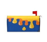 sanluoli Asthetic Art - Coperture decorative per cassetta postale colorate, per l'autunno, con simpatico Patrick, 45,7 x 52,6 cm