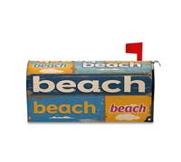 sanluoli Asthetic Green Peach Rose Drop Coperture decorative per cassetta delle lettere magnetiche per l'estate uniche coperture per cassetta postale di San Valentino 52,8 x 64,5 cm