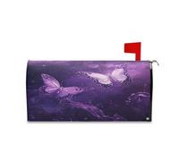 sanluoli Asthetic Green Peach Rose Drop Coperture decorative per cassetta postale magnetica standard per San Valentino divertente Pasqua coperture magnetiche per cassette postali 52,8 x 64,5 cm