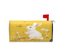 sanluoli Asthetic Green Peach Rose Drop Cover decorative per cassetta della posta magnetica per Halloween divertente San Valentino coperture per cassetta postale 52,8 x 64,5 cm