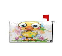 sanluoli Asthetic Green Peach Rose Drop decorative buste postali involucri magnetici per l'estate carino Patricks Day copertura cassetta postale 52,8 x 64,5 cm