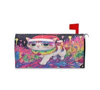 sanluoli Asthetic Green Peach Rose Drop decorative buste postali involucri magnetici per primavera divertimento San Valentino coperture cassetta postale 52,8 x 64,5 cm