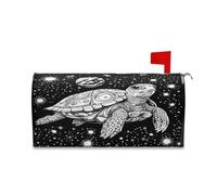 sanluoli Asthetic Green Peach Rose Drop Decorative Mailbox Coperture magnetiche per la primavera Carino Postale Coperture Estate 52,8 x 64,5 cm