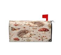 sanluoli Asthetic Green Peach Rose Drop Decorative Mailbox Wraps Wrap magnetico per Pasqua unico Memorial Day copertura cassetta postale 52,8 x 64,5 cm