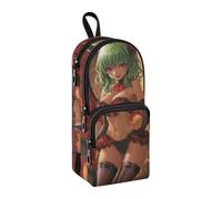 sanluoli Astuccio in nylon con 3 scomparti per ragazzi e ragazze sexy con anime, astuccio multifunzione per scuola superiore, cancelleria per adolescenti e università, 1600 ml