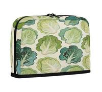 sanluoli Astuccio per matite di grande capacità per trucchi, astuccio per cancelleria con cerniera, per uomo, scuola superiore, pittura artistica, verde, verdura, cavolo