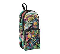sanluoli Astuccio portamatite colorato in nylon con 3 scomparti per penne e matite multifunzione per ragazze cancelleria scolastica per uomo college 1600 ml