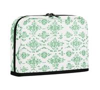 sanluoli Astuccio portamatite grande capacità sacchetti trucco leggero multiuso borsa per adolescenti materiale scolastico Boho semplice verde