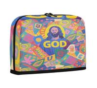 sanluoli Astuccio portamatite grande capacità trucco con slot astuccio portapenne per adolescenti scuola must have colorato cartone animato Dio moda