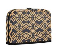 sanluoli Astuccio portapenne di grande capacità con slot organizer per ragazzi materiale scolastico piatto motivo geometrico palmette