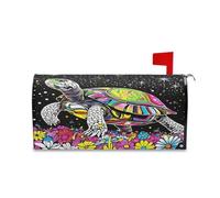 sanluoli Beauty Eastern Box Turtle - Copertura magnetica per cassetta postale decorativa per Halloween, unica, magnetica, 45,7 x 52,6 cm