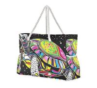 sanluoli Beauty Eastern Box Turtle robusta borsa tote da donna con tasche laterali borsa da lavoro per piscina palestra drogheria viaggi
