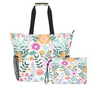 sanluoli Borsa larga per weekender, 2 pezzi | Resistente alla sabbia e alla sabbia, con cerniera e tasche in rete, per piscina, crociera, vacanza al mare