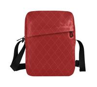 sanluoli Borsa messenger da donna a tracolla sopra la borsa a tracolla per gli uomini Borse per tutti i giorni Tracolla regolabile per lavoro - Motivo a scacchi rossi