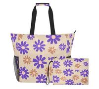 sanluoli Borsa tote per esterni, Weekender Overnight, 2 pezzi | Portatile e portatile con cerniera e tasche in rete, per giocattoli, asciugamani, viaggi, crociera, stile Russia