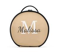 sanluoli Borse da toilette personalizzate Accessori da viaggio Borse per trucco personalizzate impermeabili per le donne con divisori regolabili 11 IN