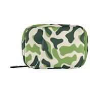 sanluoli Borse della medicina della stampa verde del muschio d'oliva con la cassa portatile della pillola di viaggio dei compartimenti
