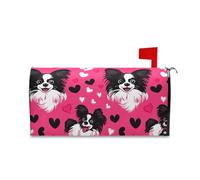 sanluoli Carino Animale Cane Cuore San Valentino Mailbox Postale Copertura per l'Estate Unico Capodanno Casella Postale Copertura 52,8x64,5 cm para buzon
