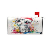 sanluoli Chic American Shorthair Cat Copertura decorativa per cassetta della posta di Pasqua divertente Natale copertura magnetica 45,7 x 52,6 cm