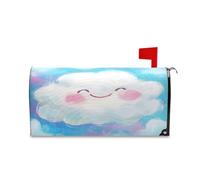 sanluoli Copertura decorativa per cassetta postale a forma di nuvola come un simpatico animale per Mardi Fun Natale copertura magnetica 45,7 x 52,6 cm