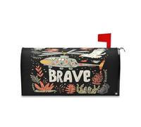 sanluoli Copertura decorativa per cassetta postale per San Valentino, motivo: elicottero della Giornata della Memoria nazionale, copertura magnetica per cassetta postale, 45,7 x 52,6 cm