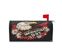 sanluoli Copertura magnetica per cassetta postale con uccellini del Giorno della Memoria nazionale per Mardi Carino Patriottico Copertura magnetica 45,7 x 52,6 cm