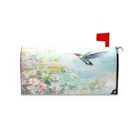 sanluoli Coperture magnetiche decorative per cassetta postale per il giorno della commemorazione delle lettere autunnali con gocce di rosa verde asetico, 52,8 x 64,5 cm