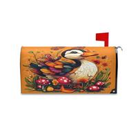 sanluoli Coperture magnetiche per cassetta postale decorative colorate con anatra carina, per il giorno della commemorazione, coperture uniche per cassette postali estive 45,7 x 52,6 cm