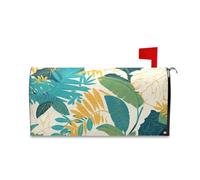 sanluoli Coperture per cassette postali con piante tropicali verdi per Pasqua divertente estate coperture per cassette postali 52,8 x 64,5 cm Caja de correos
