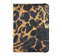 sanluoli Custodia per passaporto in pelle con stampa leopardata rustica arancione custodia per passaporto custodia per passaporto custodia da viaggio porta passaporto ultra sottile