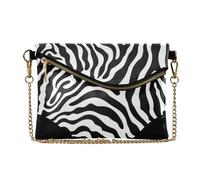 sanluoli Delle donne PU Pelle Pounch Borse Stile Minimalista Moneta Della Borsa Portafoglio per il Partito banca di potere pounch Nero Bianco Maculation