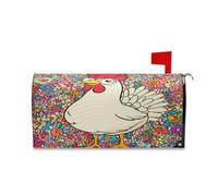 sanluoli Funny Yuanbao - Copertine decorative per cassetta postale con gallina e scritta "Yuanbao", per l'autunno, per San Valentino, 45,7 x 52,6 cm