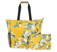 sanluoli Grande borsa da lavoro, Weekender Overnight 2 PCS | Grande capacità e grande capacità con cerniera e tasche in rete, per giocattoli, borsa da piscina, accessori da spiaggia