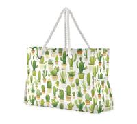 sanluoli Grande borsa tote robusta con tasche laterali grandi borse da spiaggia con portabicchieri sul lato