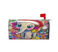 sanluoli Involucri decorativi per cassetta postale di San Valentino con gocce di rosa verde asetica per Patricks, 52,8 x 64,5 cm