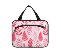 sanluoli lasciare Folk Art appeso kit da viaggio per gli uomini con gancio, designer moda toilette borsa appeso per viaggio make up zaino in spalla porta cosmeticos mujer para cartera, lasciare l'arte