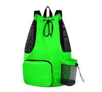 sanluoli Lime Tinta Unita Pura Pianura Verde Coulisse Borse Da Palestra Per Uomini Donne Borsa Sportiva Con Tasche Separazione