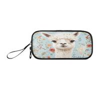 sanluoli Nero Rosso Capodanno Uccelli e Fiori Nylon Grande Matita Sacchetto di Grande Capacità Astucci Per College Cancelleria Bag per Insegnante di Scuola Superiore