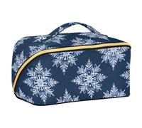 sanluoli Ocean Beach Ocean Style Fiocchi di neve Safari Borsa da viaggio con divisori eleganti borse cosmetiche per le donne accessori da viaggio da viaggio